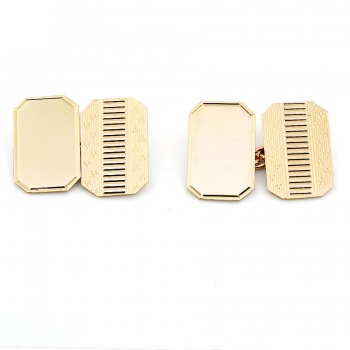9ct Gold 4.5g Cufflinks Hallmarked B'Ham 1941